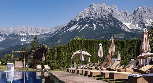 Entspannung in den Alpen