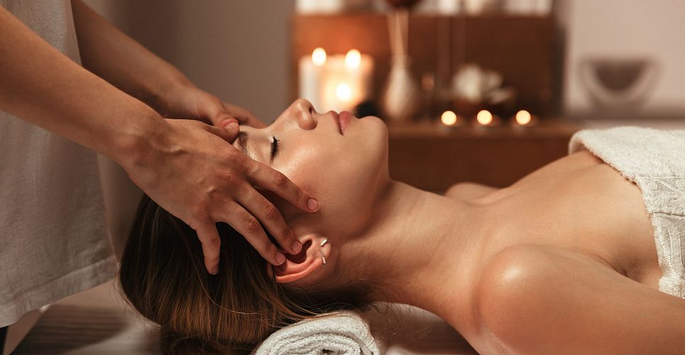 Entspannende Rückenmassage