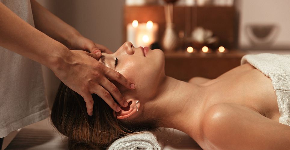 Relaxing back massage