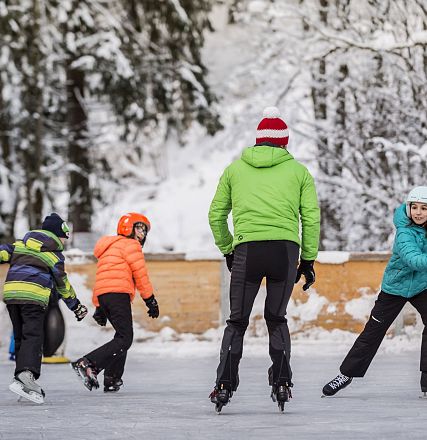 Eislaufen im Winter